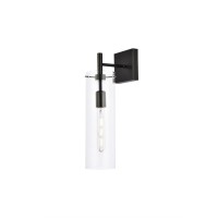 Savant 1 Light Black Wall Sconce