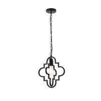 Sandara 1 Light Pendant In Black