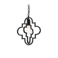 Sandara 1 Light Pendant In Black