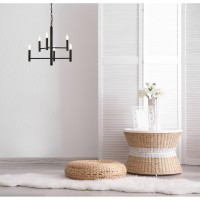 Carmella 6 Lights Pendant In Black