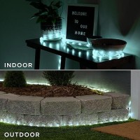 Ultrapro Led Rope Lights 50Ft Classic Clear Rope Cool White Light 5000K Indooroutdoor Flexible Linkable Durable Rope Lig