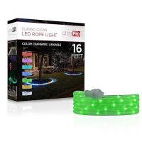 Ultrapro Escape Color Changing Led Rope Lights Indoor Or Outdoor 16Ft Linkable Perfect For Deck Garden Patio Landscape Li