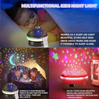 Mingkids Timer Star Light Projector With Remote Control Rotation And 16 Colors Projection Lamp And Sleep Light Christmas Easter