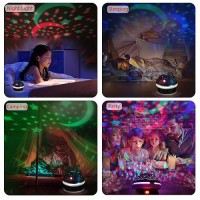 Mingkids Timer Star Light Projector With Remote Control Rotation And 16 Colors Projection Lamp And Sleep Light Christmas Easter