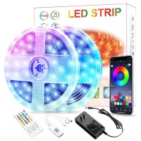 Dansny 100Ft/30M Led Strip Lights, Music Sync Color Changing Led Lights,40-Key Remote, App Controlled Light Strip, Perfect For Home,Bedroom,Room,Tv,Kitchen Decoration