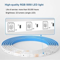 Dansny 100Ft/30M Led Strip Lights, Music Sync Color Changing Led Lights,40-Key Remote, App Controlled Light Strip, Perfect For Home,Bedroom,Room,Tv,Kitchen Decoration