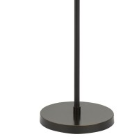 Emblaze your existing decor setting by bringing in this industrial style Floor Lamp which comes with integrated LED lighting and incorporates adjustable head Crafted from metal frame it is accented with a striking black tone finish