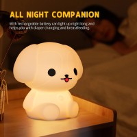 Night Light For Kids Desk Lamp Led Toddler Light Up Bed Room Bedside Dimmable Nursery Night Lamp For Breastfeeding Rechargeabl