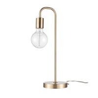 Globe Electric 67433 18 Table Lamp Matte Brass Table Lamp For Living Room Home D Cor Lamps For Bedrooms Room D Cor Nig