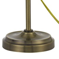 Benjara Bm233417 Adjustable Height Metal Desk Lamp With Dome Shade, Brass