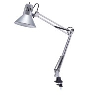 Bostitch Office Vlf100-Slv Swing Arm Desk Lamp With Clamp Mount, 36