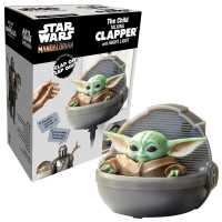 Star Wars - The Mandalorian - The Child Aka Baby Yoda Talking Clapper & Night Light By Joseph Enterprises, Wireless Sound Activated On/Off Light Switch, Clap Detection