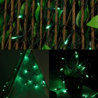 Twinkle Star Led Battery Operated Christmas Lights Mini String Lights, Waterproof Tree Lights With 8 Lighting Modes,Indoor Outdoor Patio Garden Party Wedding Christmas (Green, 50 Count)