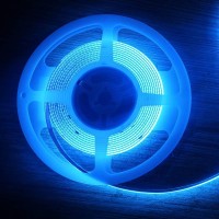 Kd-Tec 384Led/M 16.4Ft Cob Flexible Led Strip Light Dc12V/24V Bendable Tape (12V, Ice Blue)