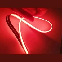 Kd-Tec 164Ft5M Cob Flexible Led Strip Light Dc12V24V 384Ledsm Bendable Tape (12V, Red)