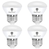 4 Pack R14 Led Bulb 4W E26 Base Mini Reflector Floodlight Light Bulb Dimmable 4000K Cool White - 40W Equivalent - Mini Light Bulbs, Short Light Bulbs, Curio Cabinet Light Bulb, R14 Bulb Flood Light