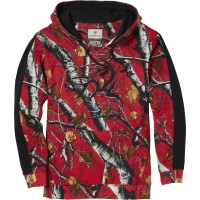 Legendary Whitetails Mens Big Tall Camo Outfitter Hoodie, Red Big Game, 3X-Large Tall