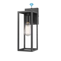 Bestshared Dusk To Dawn Sensor Outdoor Wall Lantern, Wall Sconce, Exterior Wall Lights, Wall Mount Lighting Fixture In Black Finish