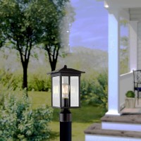 Bestshared Outdoor Post Lantern,14.25