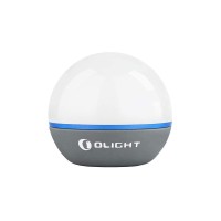 Olight Obulb 55 Lumens 4-Mode Orb Light Night Lights Mcc Rechargeable Bedside Lamp With Magnetic Bottom For Home Decor, Nursery, Camping, Hiking(Grey)