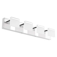 Ralbay Modern Vanity Lights 4 Lights Modern Led Vanity Lights For Bathroom Wall Light Fixture Over Mirror