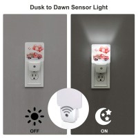 Aieefun Set Of 2 Night Lights Heart Balloon Love Red Truck Auto Sensor Led Dusktodawn Night Lamp Plugin Indoor Home Decorati