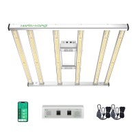 Mars Hydro Fc-E4800 Led Grow Light 4X4Ft Full Spectrum Grow Light Bar With 2646Pcs Diodes 480Watt Plant Growing Light Remote Control Dimmable Commercial Grow Lamp Daisy Chain, Achieve 2.8 Umol/J