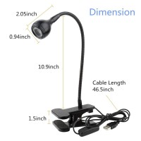 3W 395Nm Led Black Light, Flexible Gooseneck Lamp, Uv Blacklight For Satin Detection, Black Light Lamp For Blacklight Poster, Blacklight Party, Ultraviolet Curing Lamp For Fluorescent Paint