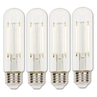 Westinghouse Lighting 4518520 3.5 Watt (60 Watt Equivalent) Dimmable Clear Filament Led Light Bulb, 2700K, Medium Base (Pack Of 4)