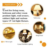 G9 Led Bulb, 8W G9 Led Bulb Dimmable, Bi Pin Base(Led Bulb G9 Base), Warm White 3000K, 100W Equivalent Crystal Chandelier, G9 Led Light Fixture Used For Wall Sconce Cabinet Light. 4 Pack