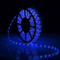 Tuanchuanrp 50Ft Led Rope Lights,Cuttable & Connectable Led Strip Lights Outdoor Waterproof Decorative Lighting For Indoor/Outdoor,Eaves,Backyards Garden,Party(Blue)