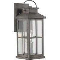 Progress Lighting P560266-103 Transitional One Light Wall Lantern From Williamston Collection In Pewter, Nickel, Silver Finish,