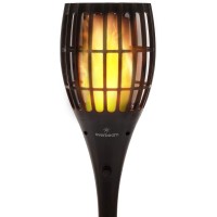 Everbeam P1 Solar Torch Light With Flickering Flame - Our Waterproof Outdoor Solar Tiki Torches Come Equipped With 96 Led Bulbs That Create A Stunning Realistic Fire Effect - 4 Pack