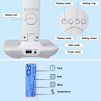 Led Desk Lamp Desk Lamp With Wireless Charger Suitable For Home Office Dimmable Desk Lamp With Usb Charging Port Builtin C