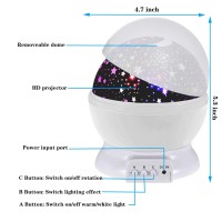 Toys For 3-10 Year Old Girls - Kids Star Night Light Projector For Bedroom Decor Gifts For 3-12 Year Old Boys Girls Toys Age 4 5-10 Year Old Boy Girl Christmas Birthday Gifts Age 3-12 White