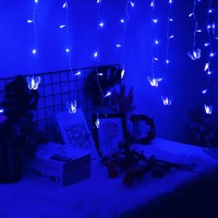 Butterfly Curtain Fairy Lights Usb Plug In8 Modes 120 Led 197Ft Firefly Twinkle Timer String Lights With Remote Waterproof Co