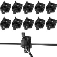 Low Voltage Landscape Wire Connectors 12-18 Gauge Ul Listed Low Voltage Cable Connector Outdoor Lighting Connectors For Landscape Lighting/Pathway Light/Spotlight, Pack Of 10