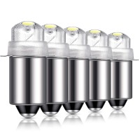 30 Lumen 3-Volt Led Replacement Bulb Flashlight Bulbs Led Torch Flashlight Bulb With 10 Year Lifespan, 41-1643 (5).