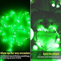 Brightown 12 Pack St Patricks Day Led Fairy Lights Battery Operated String Lights Waterproof Silver Wire 7 Ft 20 Led Firefly S