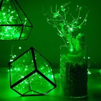 Brightown 12 Pack St Patricks Day Led Fairy Lights Battery Operated String Lights Waterproof Silver Wire 7 Ft 20 Led Firefly S