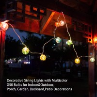 Nautical Fishing Float String Lights Beach Themed Buoy String Lights Set Of 10 Multicolor String Lights For Indoor Home Decor A