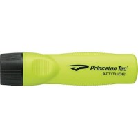 The Princeton Tec Attitude LED Flashlight speaks bright Attitude neon yellow Its compact size and screaming output put the Attitude in a class of its own apart from standard flashlights that are significantly larger and heavier