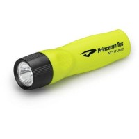 The Princeton Tec Attitude LED Flashlight speaks bright Attitude neon yellow Its compact size and screaming output put the Attitude in a class of its own apart from standard flashlights that are significantly larger and heavier