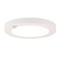 Westinghouse 6111800 6 Inch 7 Watt Energy Star Led Indoor Flush Mount Ceiling Light Fixture With Motion Sensor 4000K White Fin