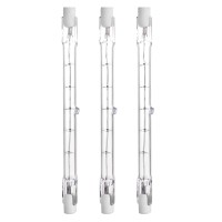 3 Pack - R7S 500W Halogen Linear Tube Light Bulb 118Mm T3 J118 Type J Xenon Replacement 4.65