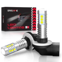 Brishine 889 881 Led Fog Light Bulbs 6000K Xenon White, Extremely Bright 3030 Chips 898 888 862 896 886 894 Led Bulbs With Projector For Car Fog Lights, Daytime Running Lights Drl(Pack Of 2)