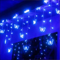 Curtain Butterfly String Light 20Ft 120Led Window Usb Fairy Lights 24 Butterfly 8 Modes With Remote Control For Room Bedroom Pat