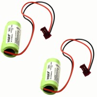 Hqrp 2-Pack Emergency Exit Light Battery Compatible With Lithonia Elb1P201Nb Elb1P201N2 Elb1P2901N Elb1P201N Anic1493 Lithonia 1009S00-Mz Elb0320 Grainger 4Wt20 Osa212 Nic1169 Ebe-33 Nicad 1200Mah