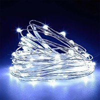 Homemory 2 Pack 33 Ft 100 Led Fairy Lights Battery Operated String Lights With Remote Waterproof 8 Modes Firefly Twinkle Christm