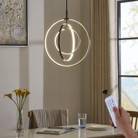 Led Dimmable Chandeliers For Dining Room Bedrooms Farmhouse Chandelier Pendant Lighting For Kitchen Island Living Room Modern Black Chandelier Hanging Lamp Pendant Light Fixtures With Adjustable Cord